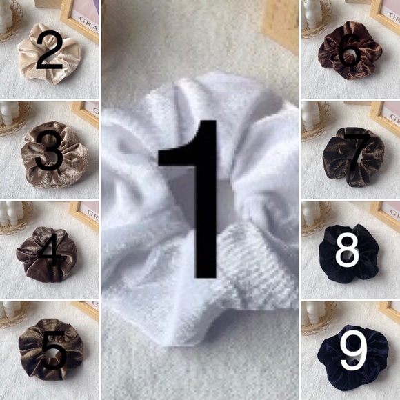 VELVET 40 Scrunchies Colorful Fun Retro 90s - Picture 8 of 13